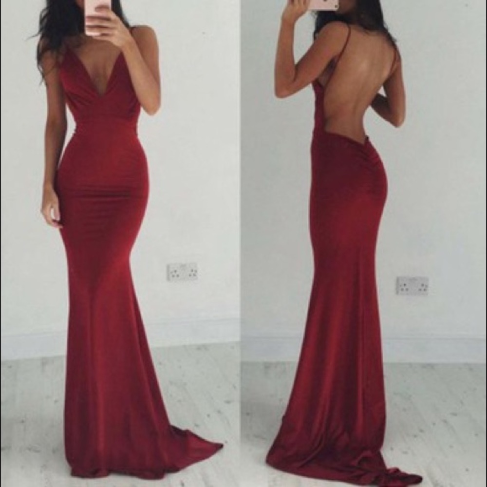 Red Mermaid Dress